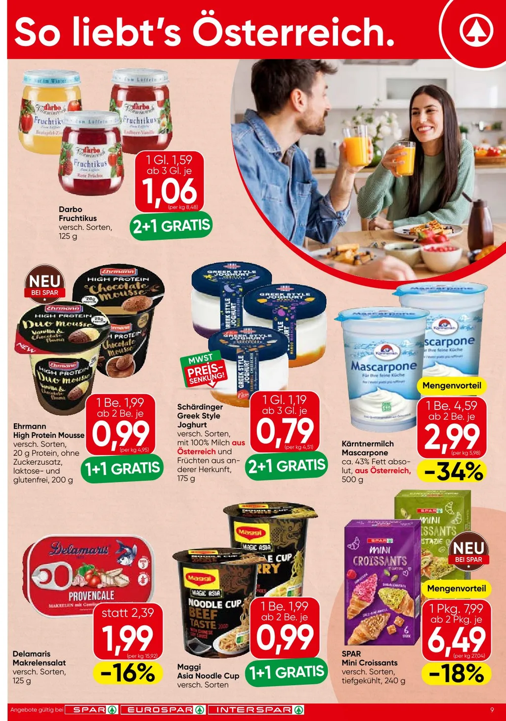 Spar Flugblatt ab 15.10.2026 (Donnerstag)