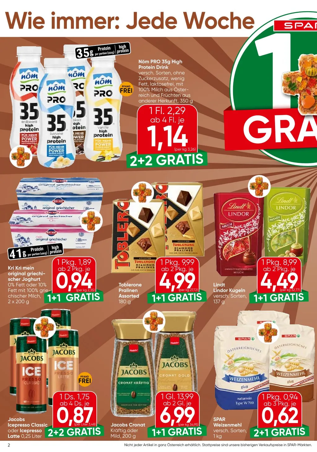 Spar Flugblatt ab 22.10.2026 (Donnerstag)