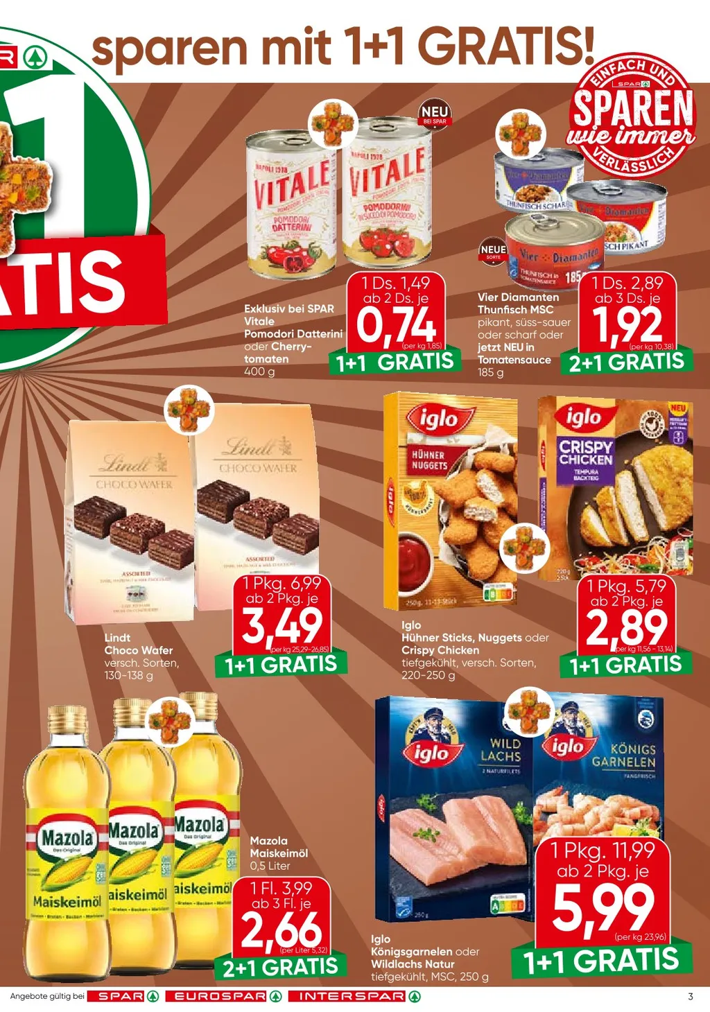 Spar Flugblatt ab 22.10.2026 (Donnerstag)
