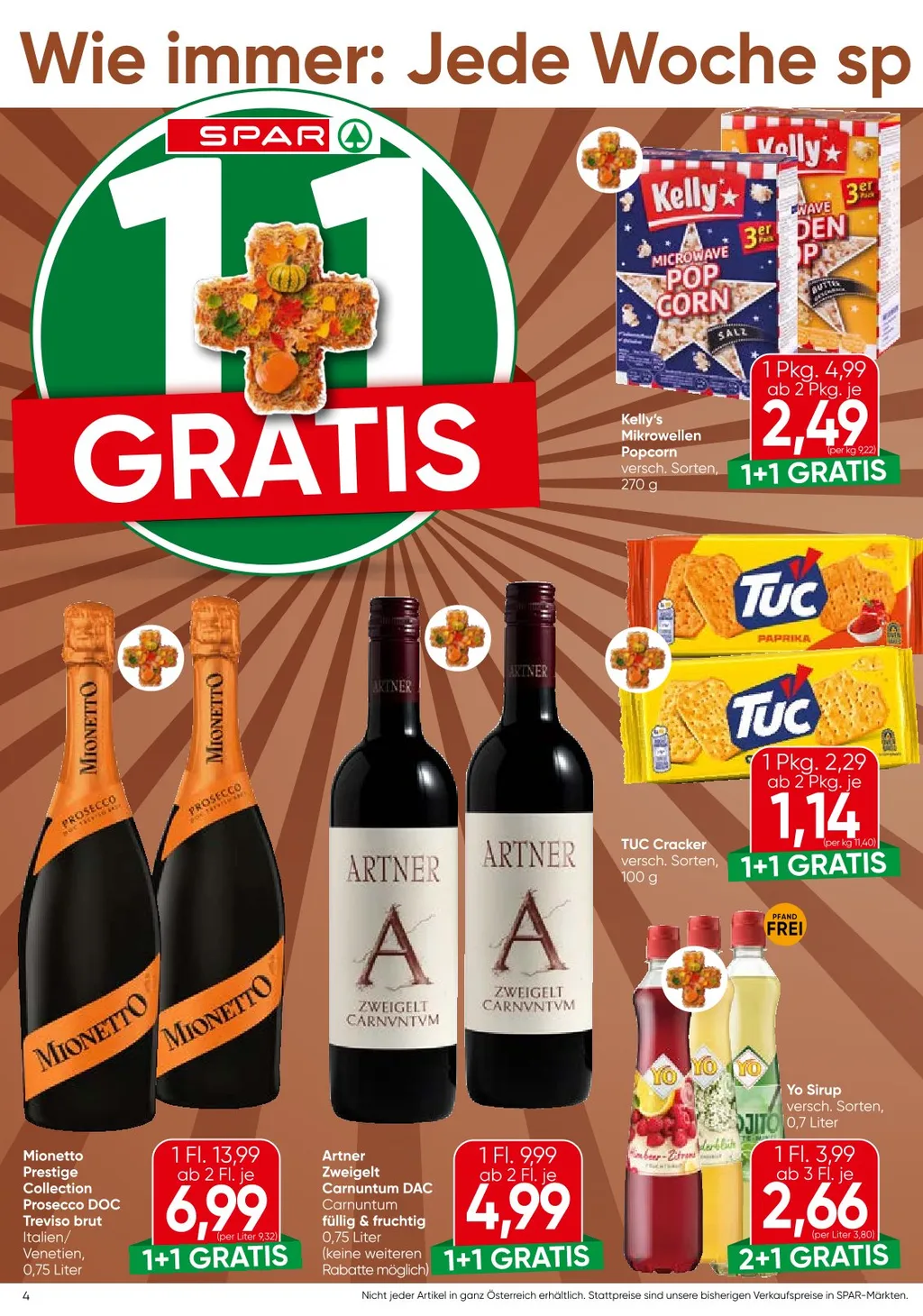 Spar Flugblatt ab 22.10.2026 (Donnerstag)