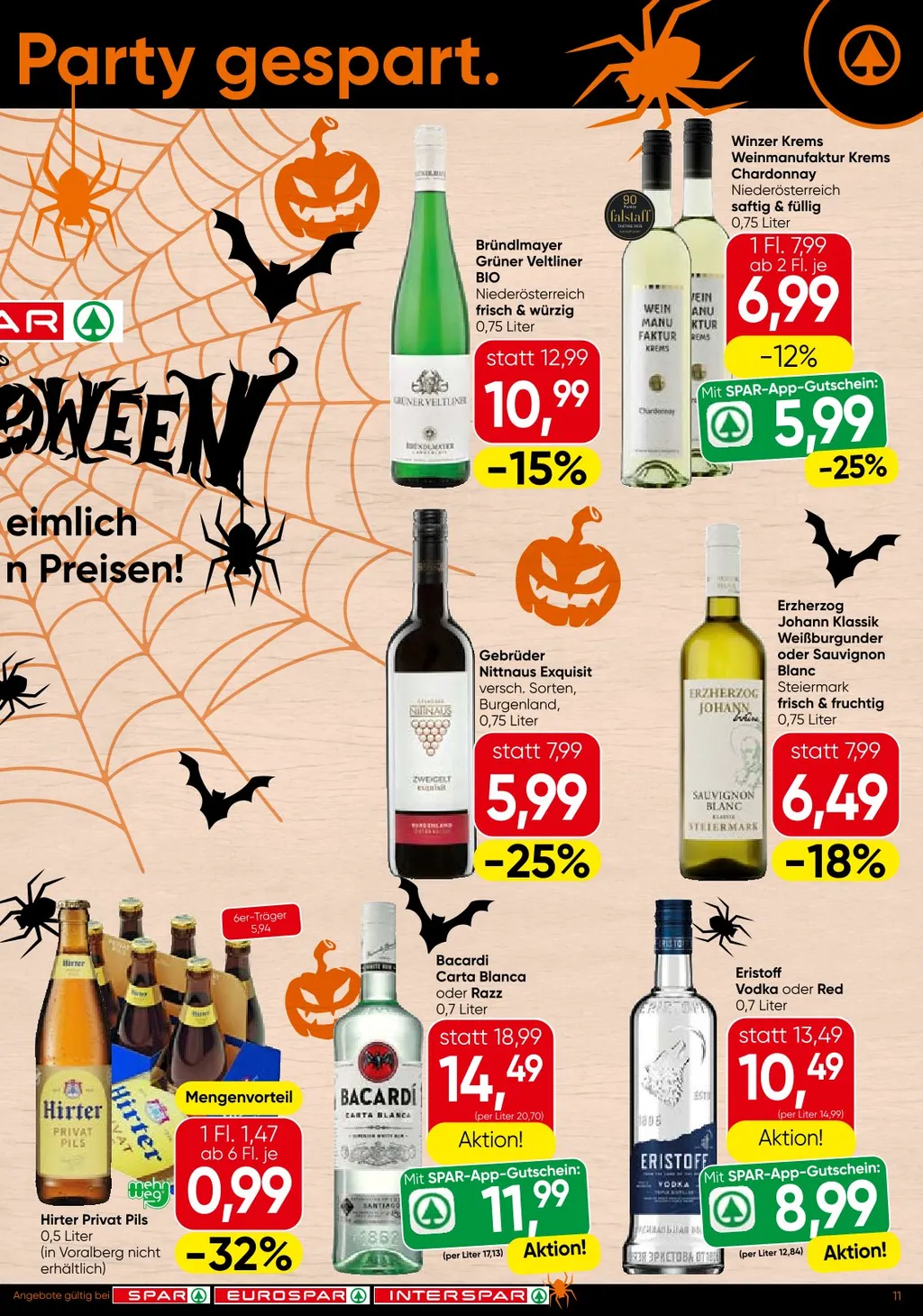 Spar Flugblatt ab 22.10.2026 (Donnerstag)
