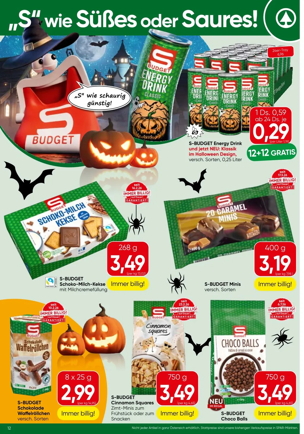 Spar Flugblatt ab 22.10.2026 (Donnerstag)