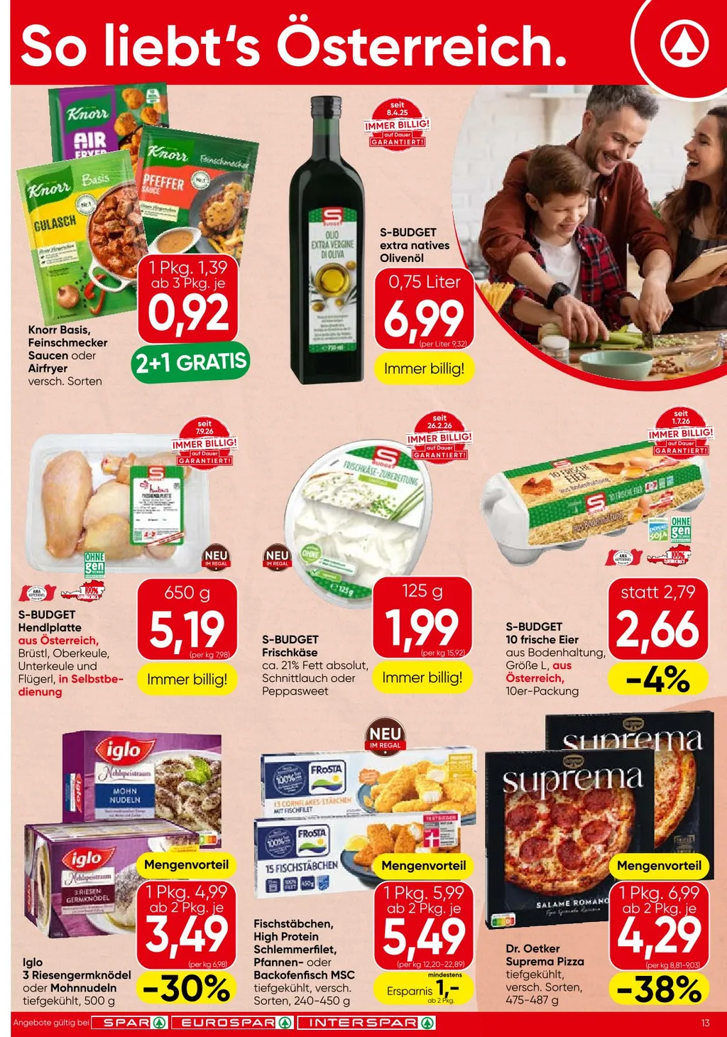 Spar Flugblatt ab 22.10.2026 (Donnerstag)
