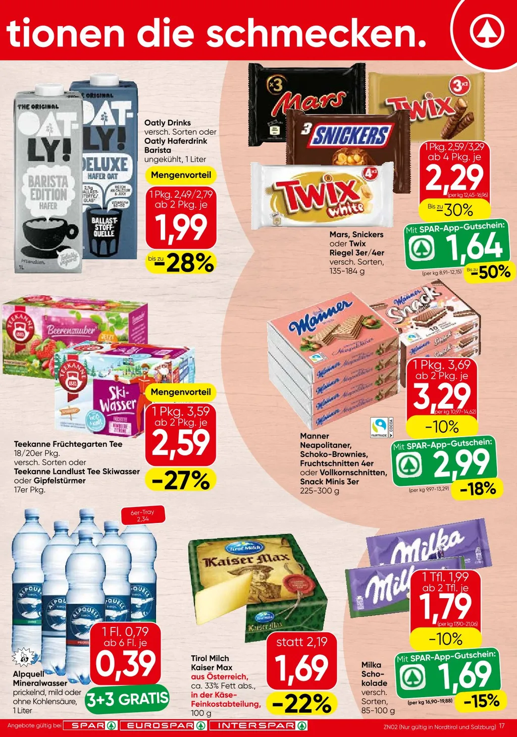 Spar Flugblatt ab 22.10.2026 (Donnerstag)