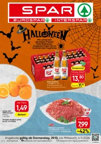 Spar Flugblatt ab 29.10.2026 (Donnerstag)