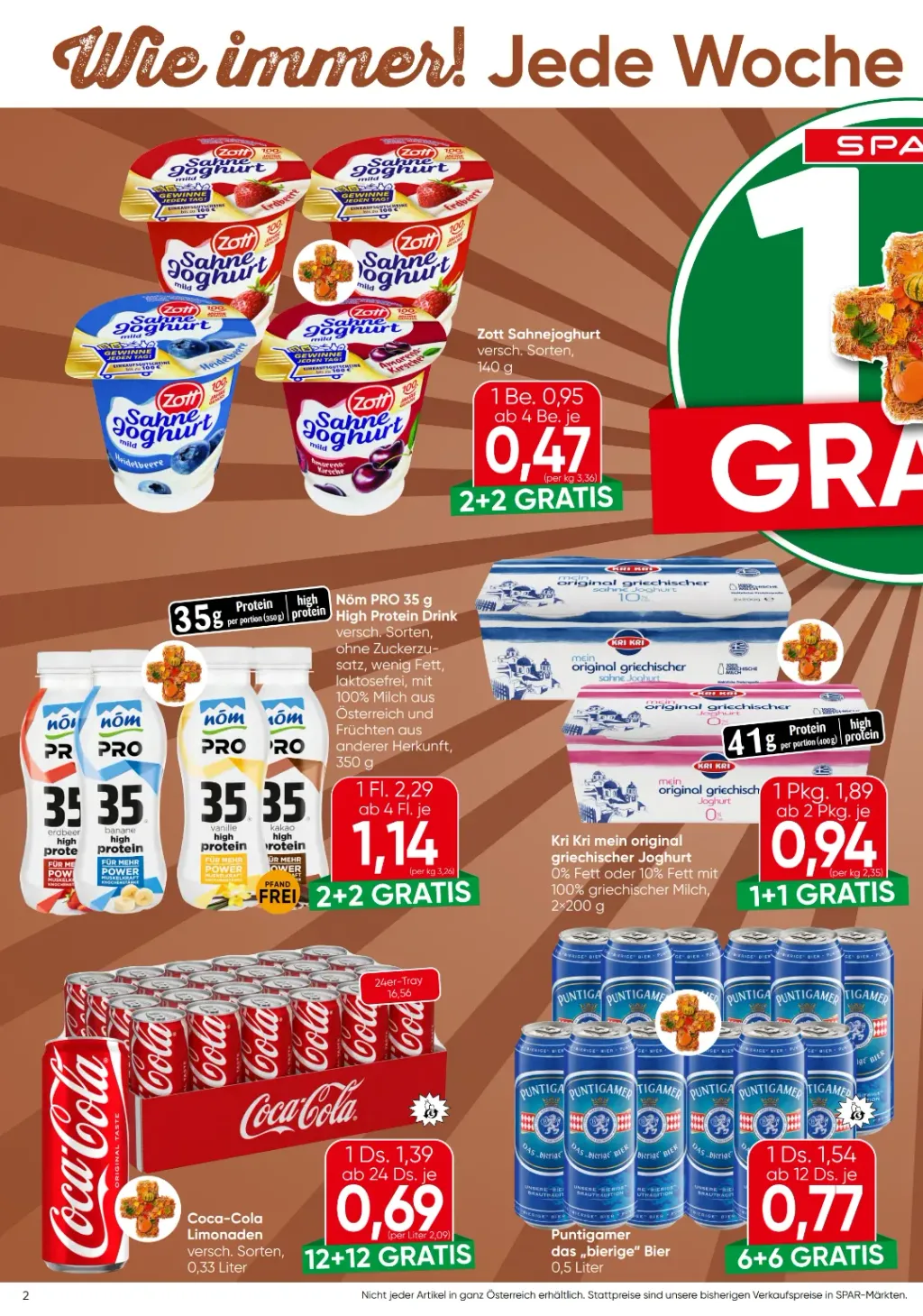 Spar Flugblatt ab 29.10.2026 (Donnerstag)