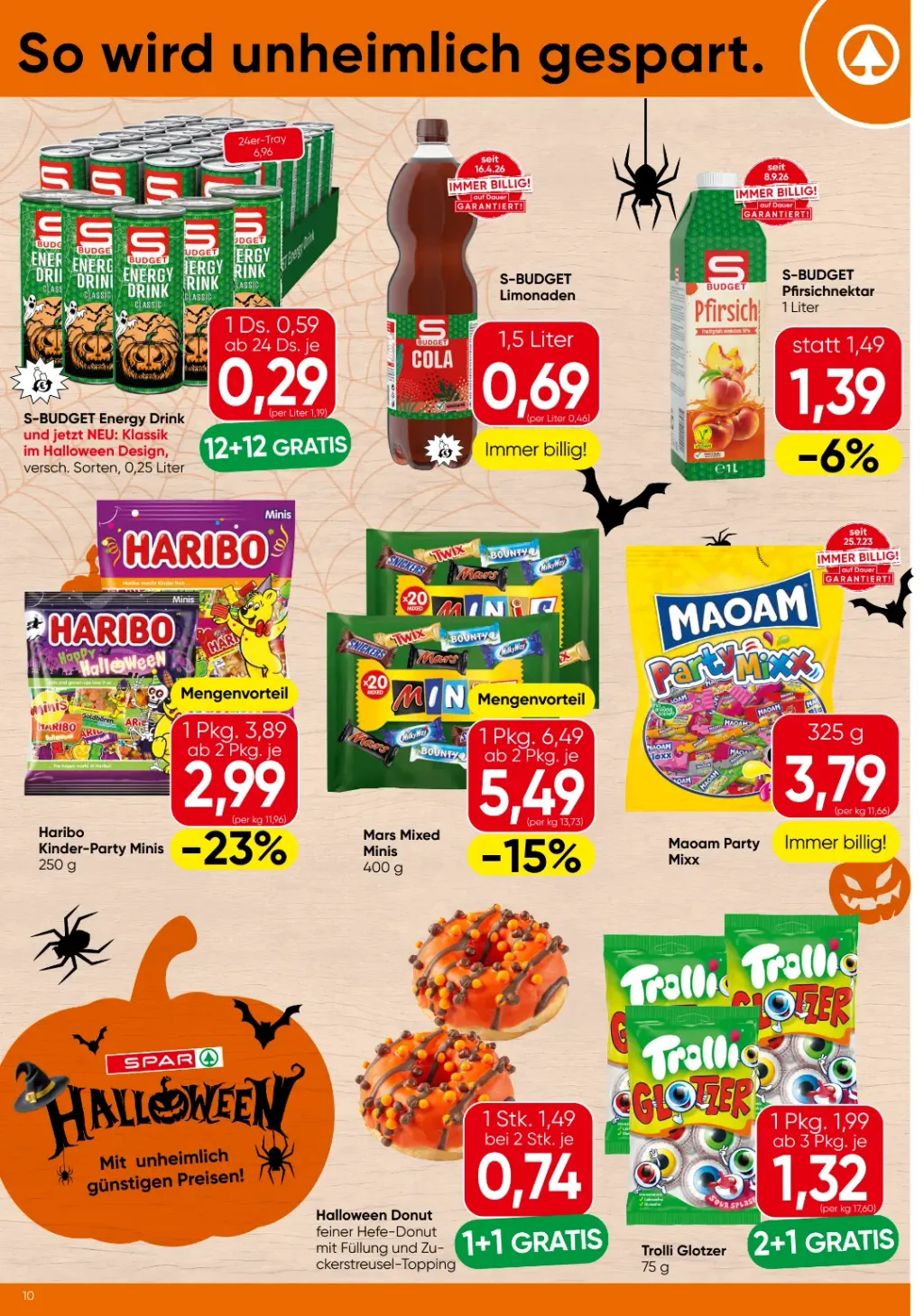 Spar Flugblatt ab 29.10.2026 (Donnerstag)