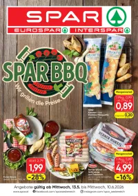 Spar BBQ Flugblatt ab 13.05.2026 (Mittwoch)