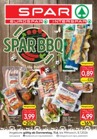 Spar SPARBBQ Flugblatt ab 11.06.2026 (Donnerstag)