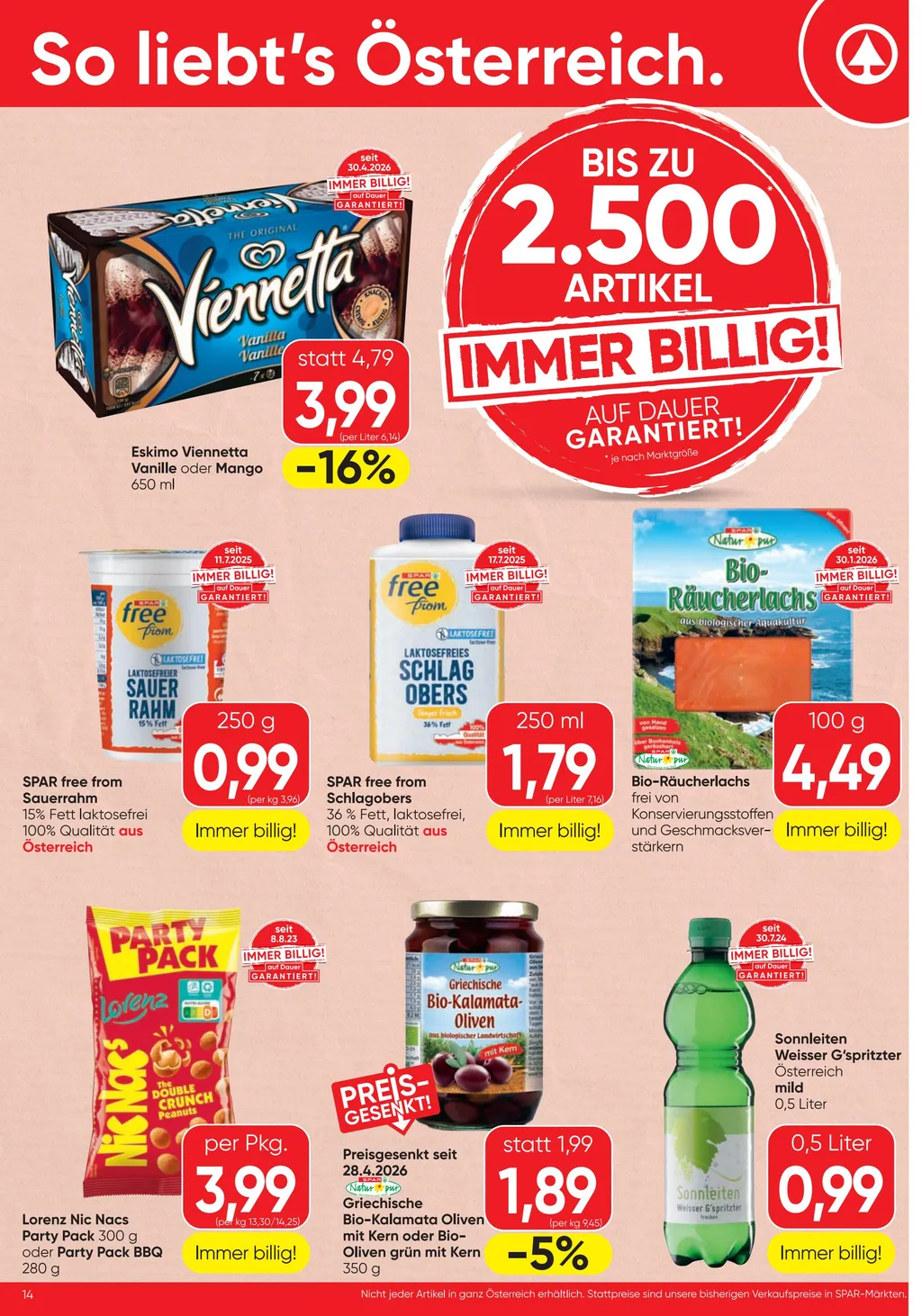Spar Flugblatt ab 11.06.2026 (Donnerstag)