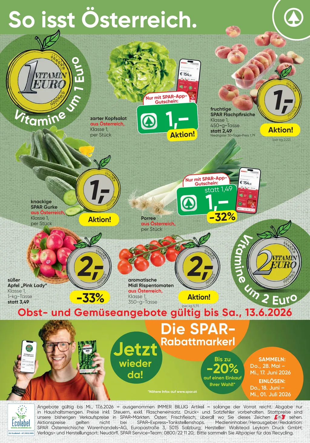 Spar Flugblatt ab 11.06.2026 (Donnerstag)