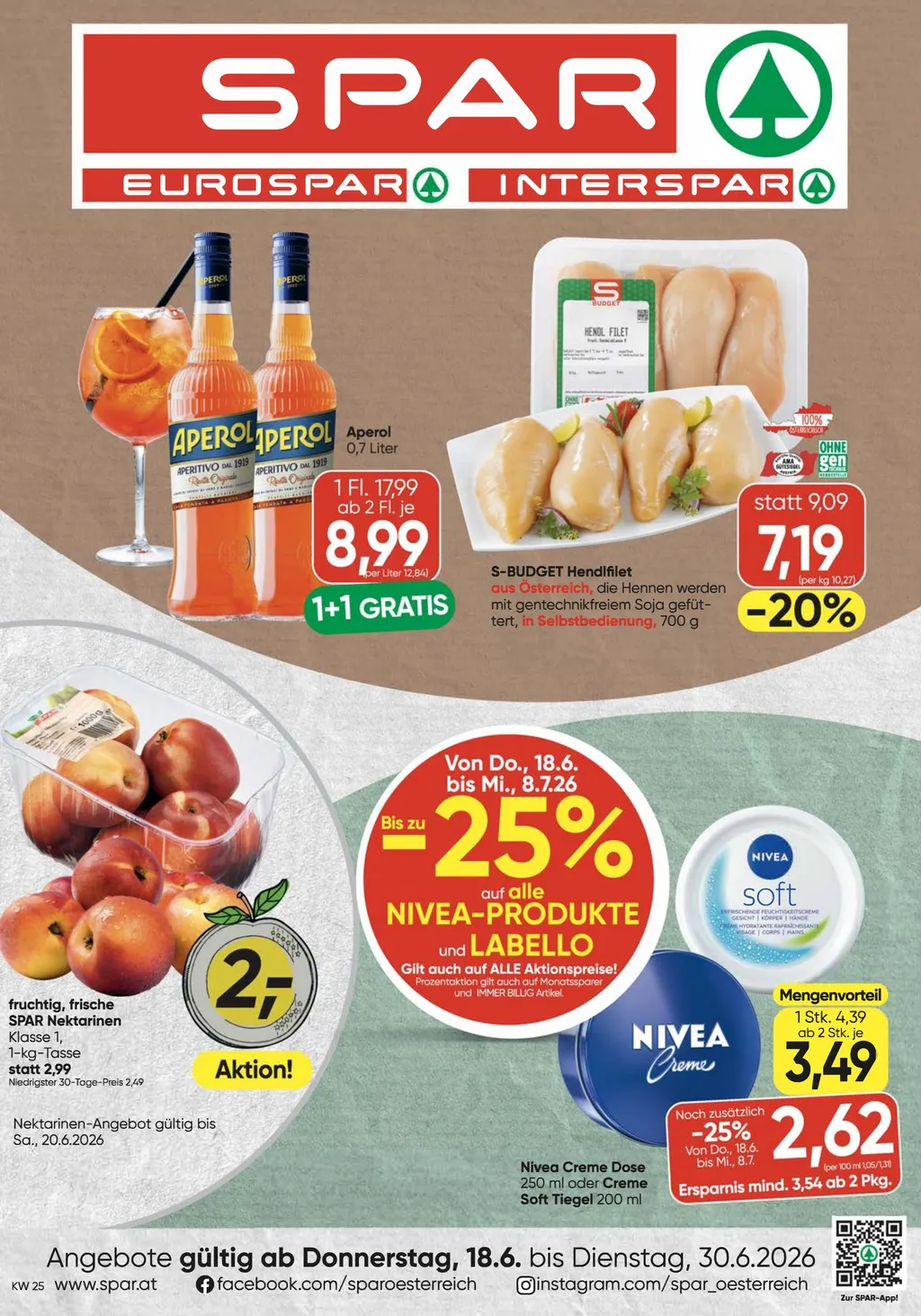 Spar Flugblatt ab 18.06.2026 (Donnerstag)
