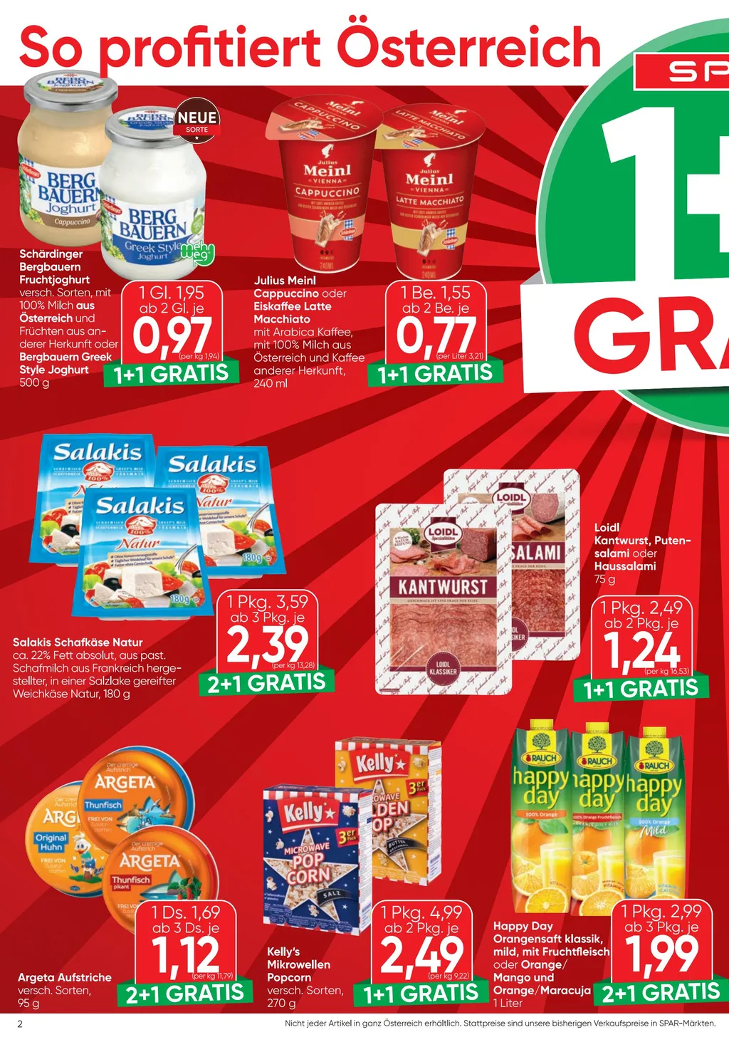 Spar Flugblatt ab 18.06.2026 (Donnerstag)