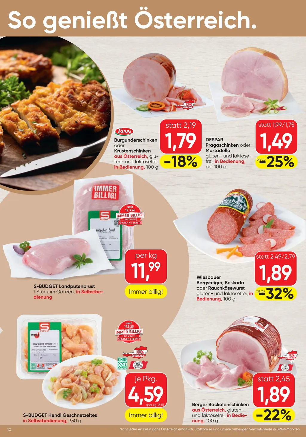 Spar Flugblatt ab 18.06.2026 (Donnerstag)