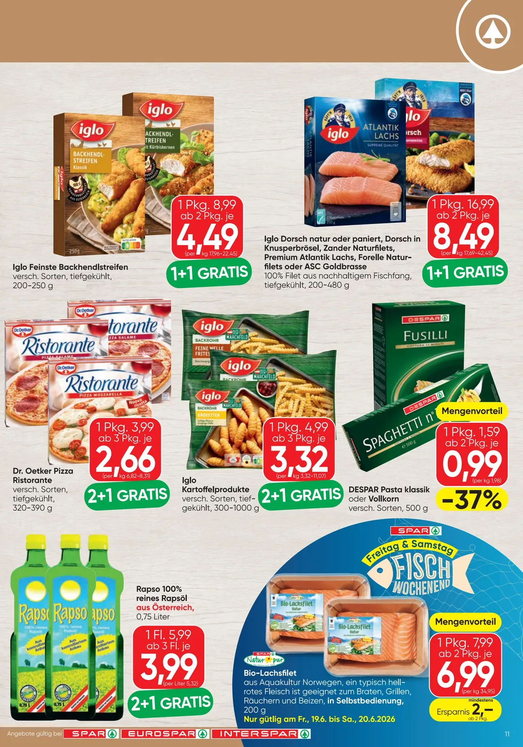 Spar Flugblatt ab 18.06.2026 (Donnerstag)