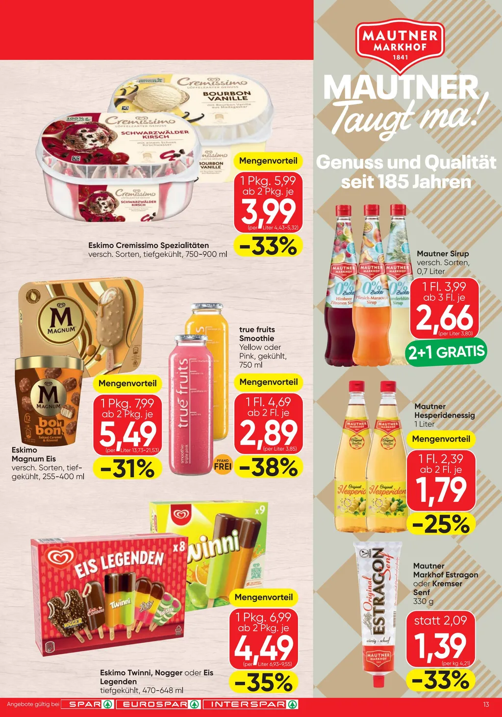 Spar Flugblatt ab 18.06.2026 (Donnerstag)