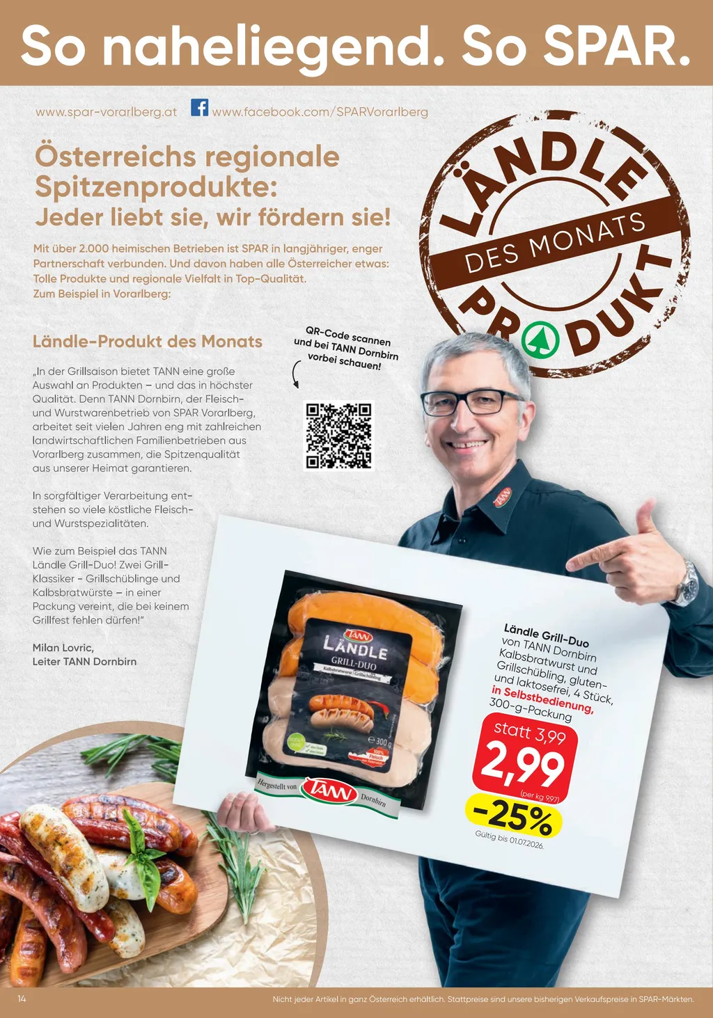 Spar Flugblatt ab 18.06.2026 (Donnerstag)