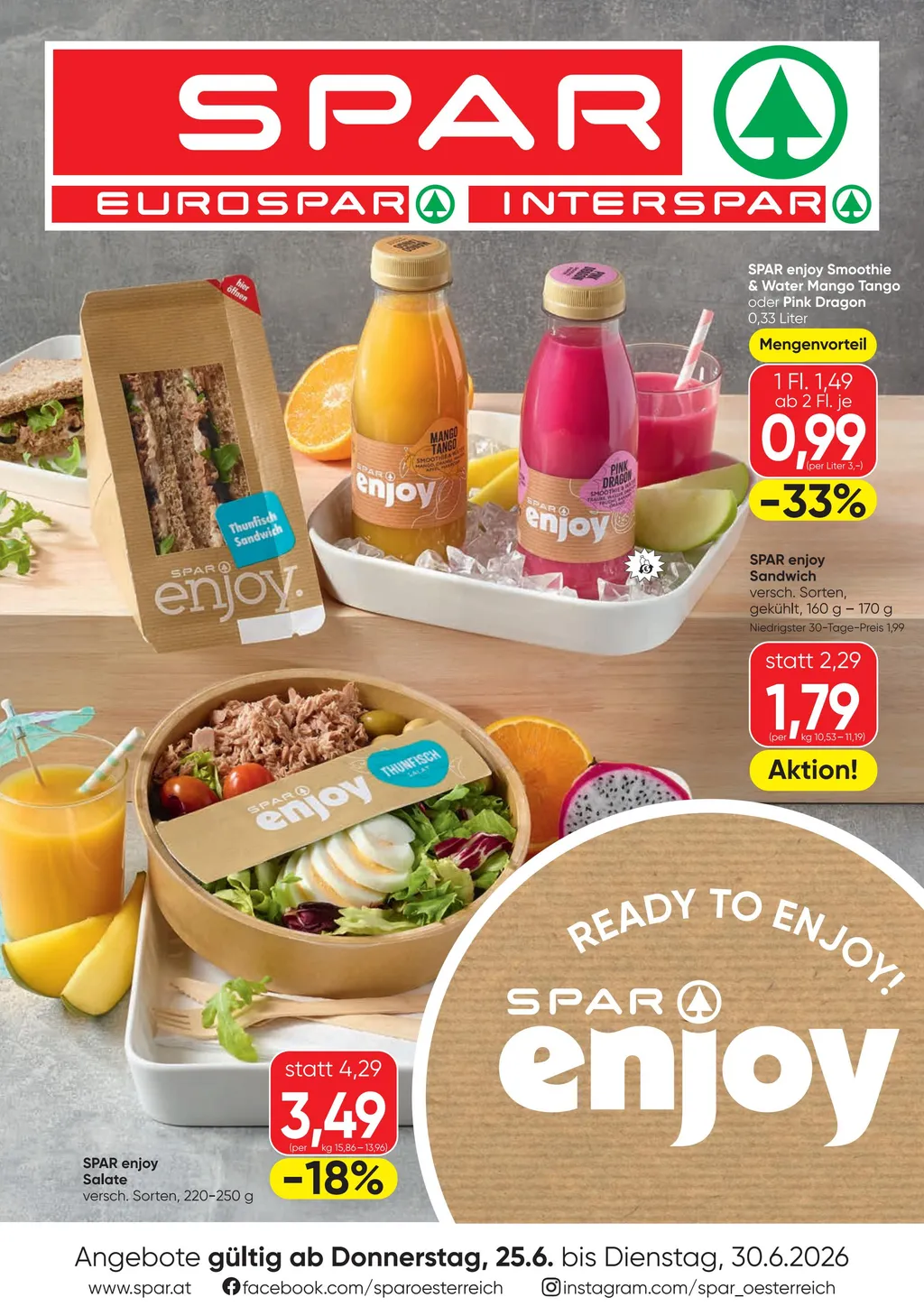 Spar enjoy Flugblatt ab 25.06.2026 (Donnerstag)