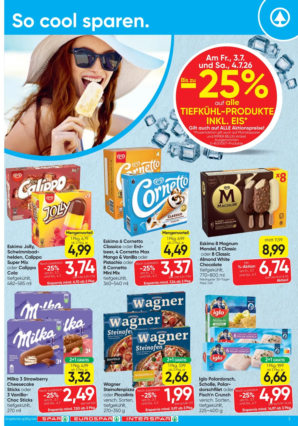 Spar Flugblatt ab 01.07.2026 (Mittwoch)