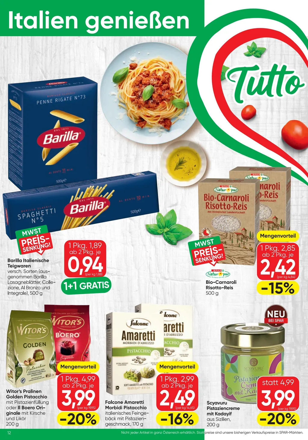 Spar Flugblatt ab 01.07.2026 (Mittwoch)