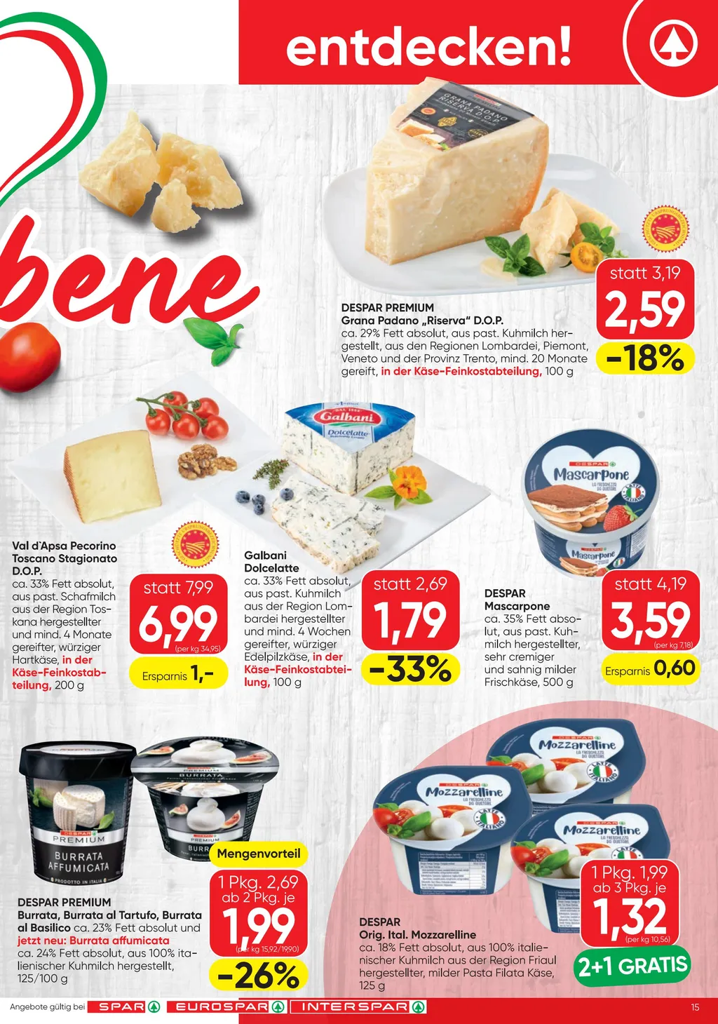 Spar Flugblatt ab 01.07.2026 (Mittwoch)