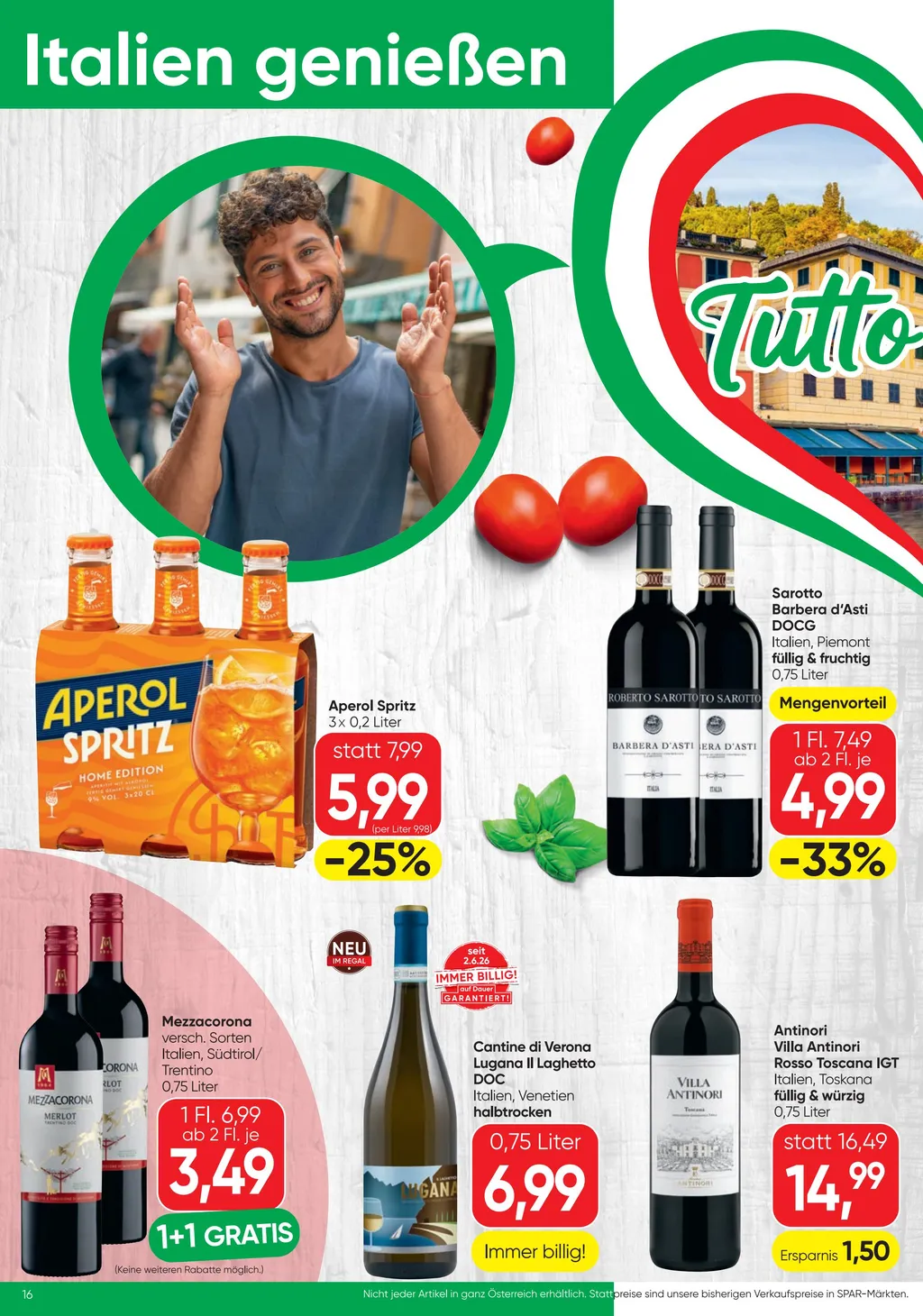 Spar Flugblatt ab 01.07.2026 (Mittwoch)