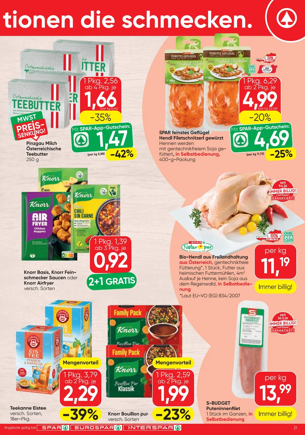 Spar Flugblatt ab 01.07.2026 (Mittwoch)