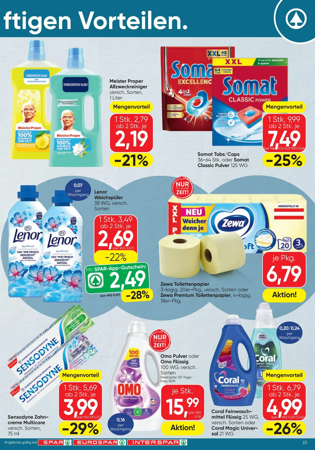 Spar Flugblatt ab 01.07.2026 (Mittwoch)