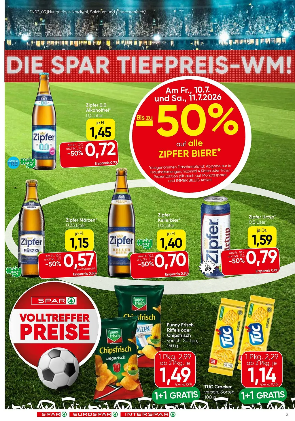 Spar Flugblatt ab 09.07.2026 (Donnerstag)