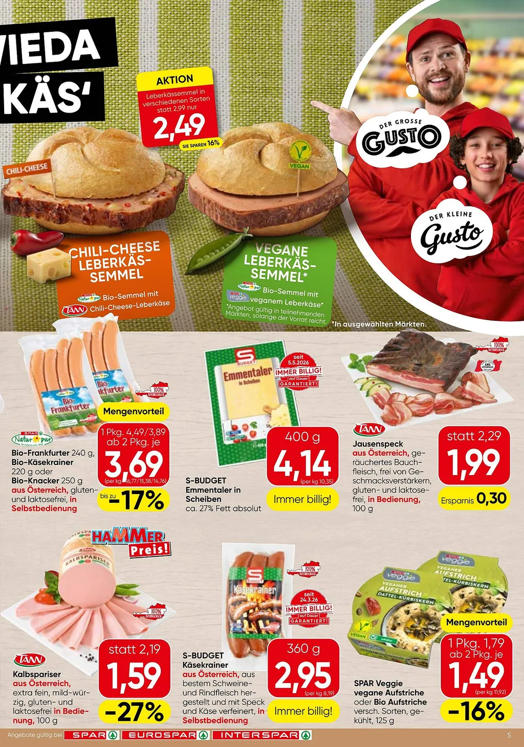 Spar Flugblatt ab 09.07.2026 (Donnerstag)