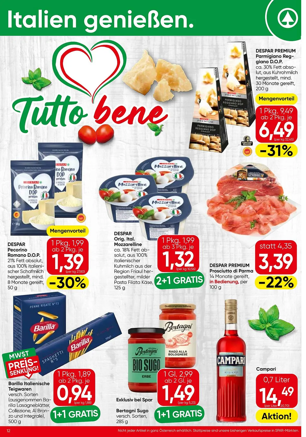 Spar Flugblatt ab 09.07.2026 (Donnerstag)