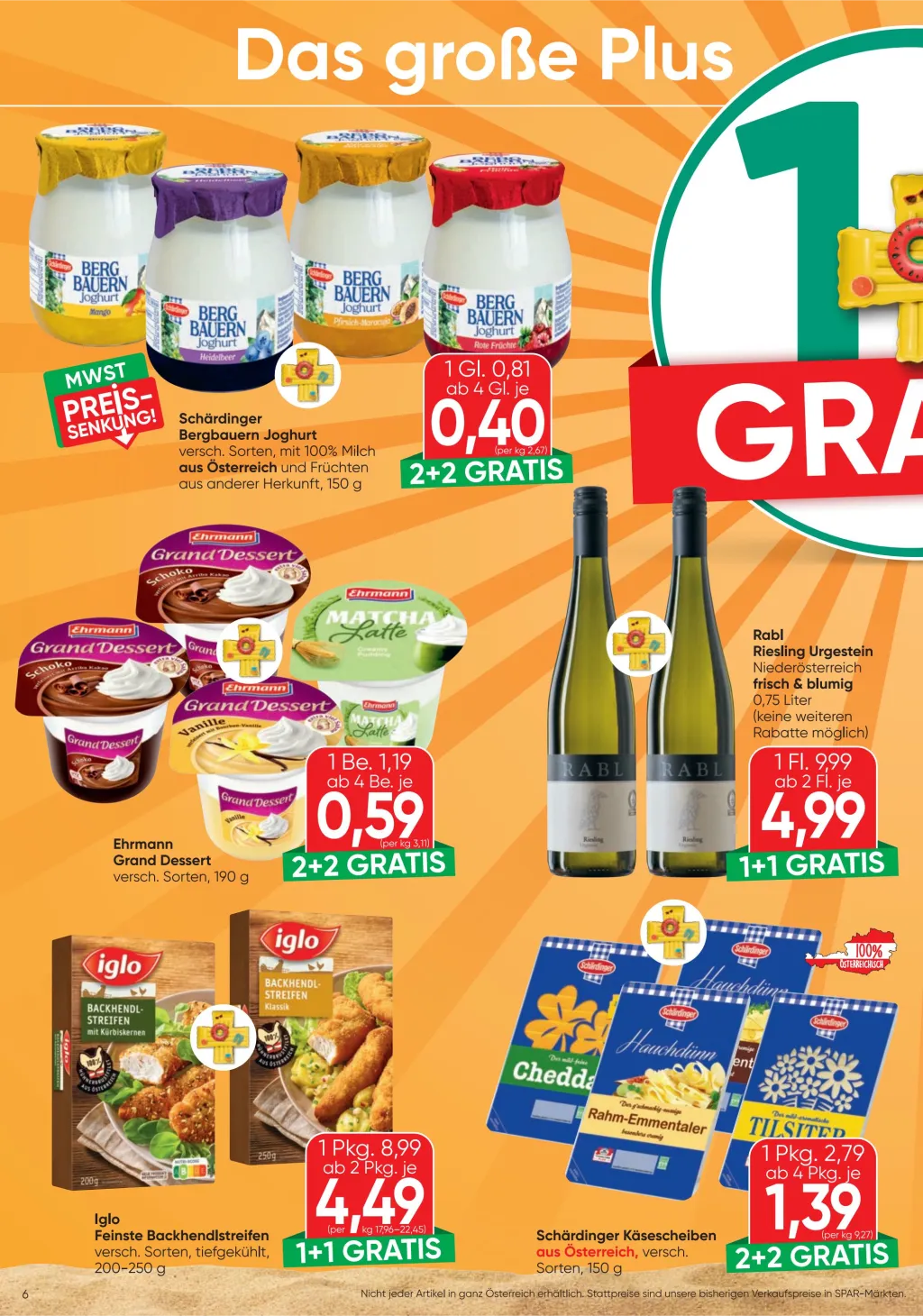 Spar Flugblatt ab 16.07.2026 (Donnerstag)
