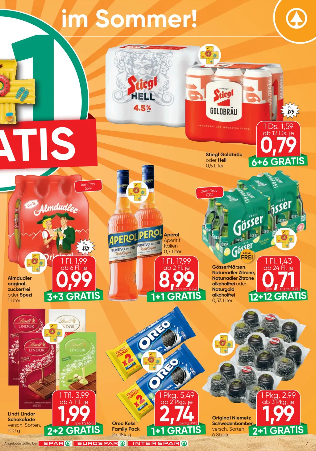 Spar Flugblatt ab 16.07.2026 (Donnerstag)