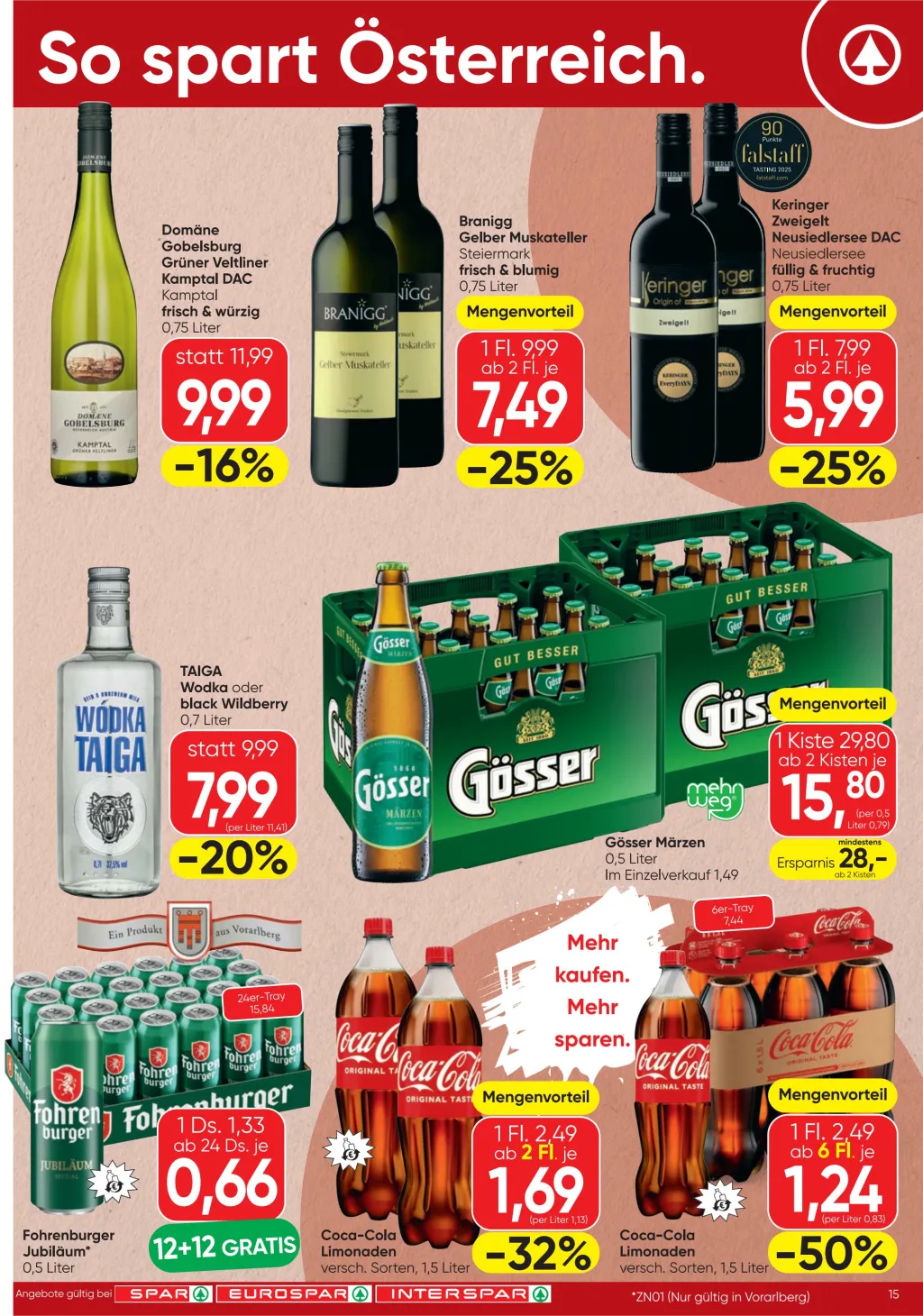 Spar Flugblatt ab 16.07.2026 (Donnerstag)