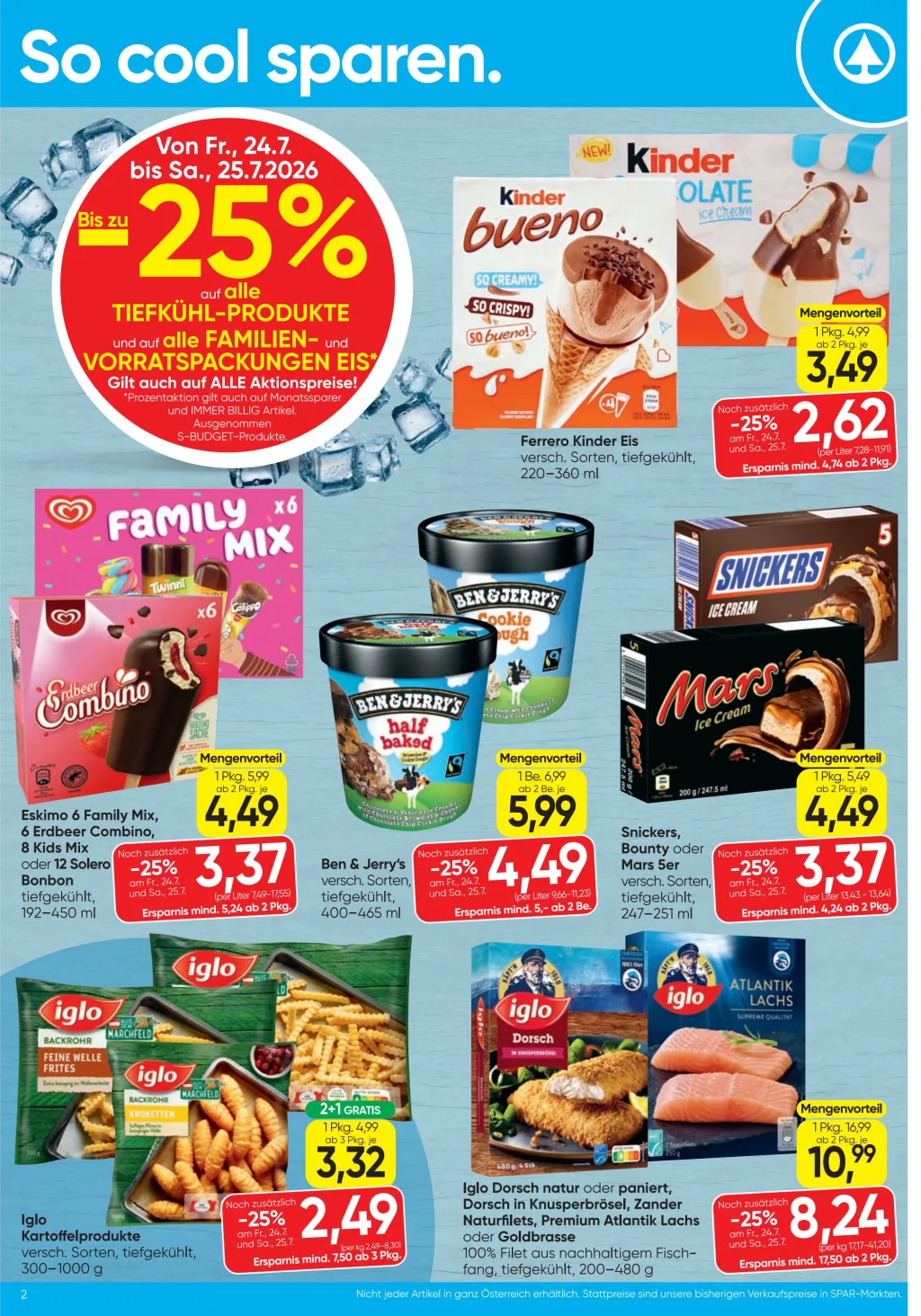 Spar Flugblatt ab 23.07.2026 (Donnerstag)