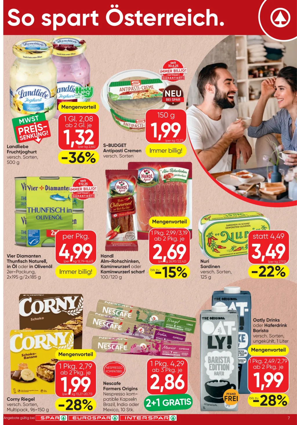 Spar Flugblatt ab 23.07.2026 (Donnerstag)