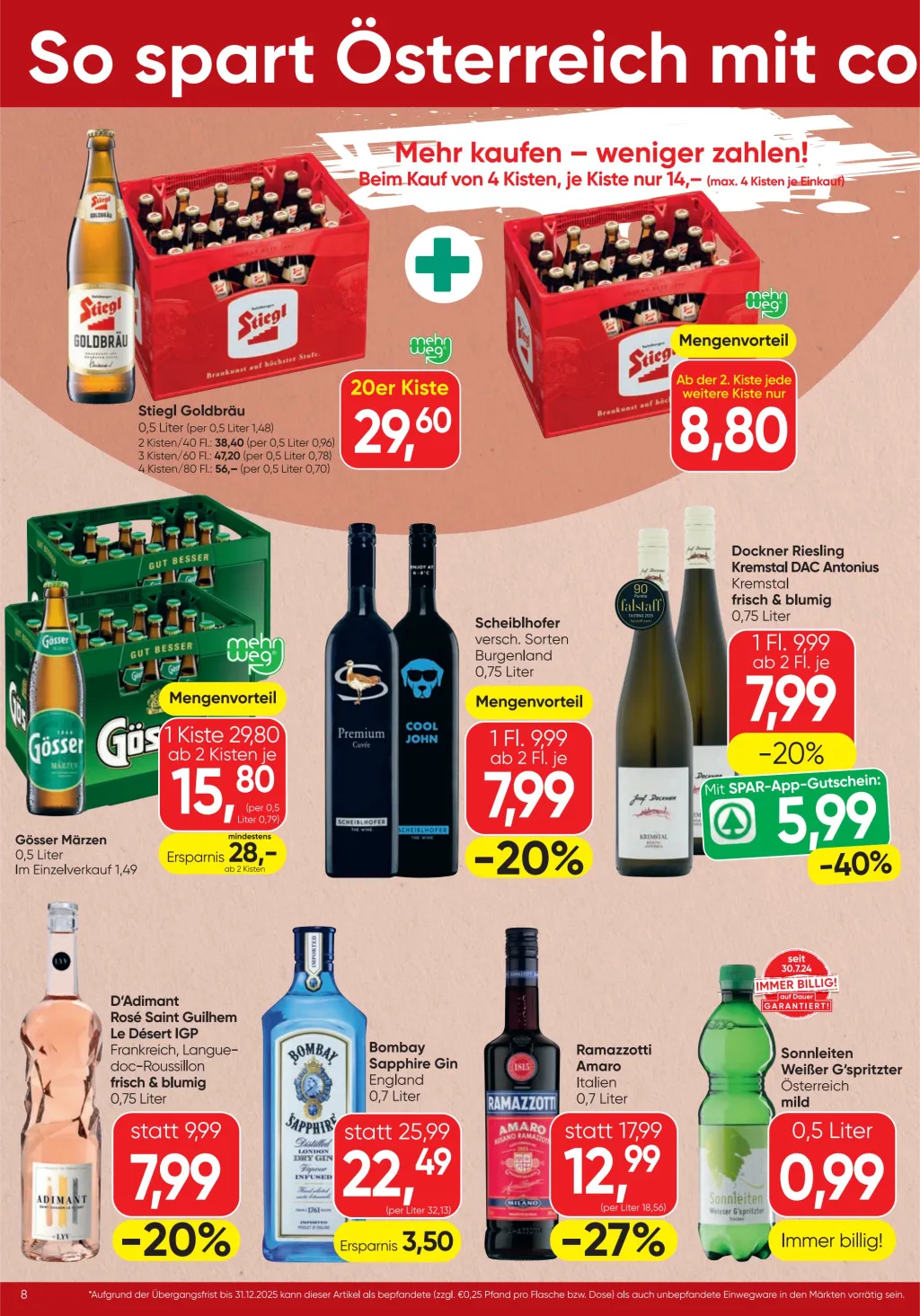 Spar Flugblatt ab 23.07.2026 (Donnerstag)
