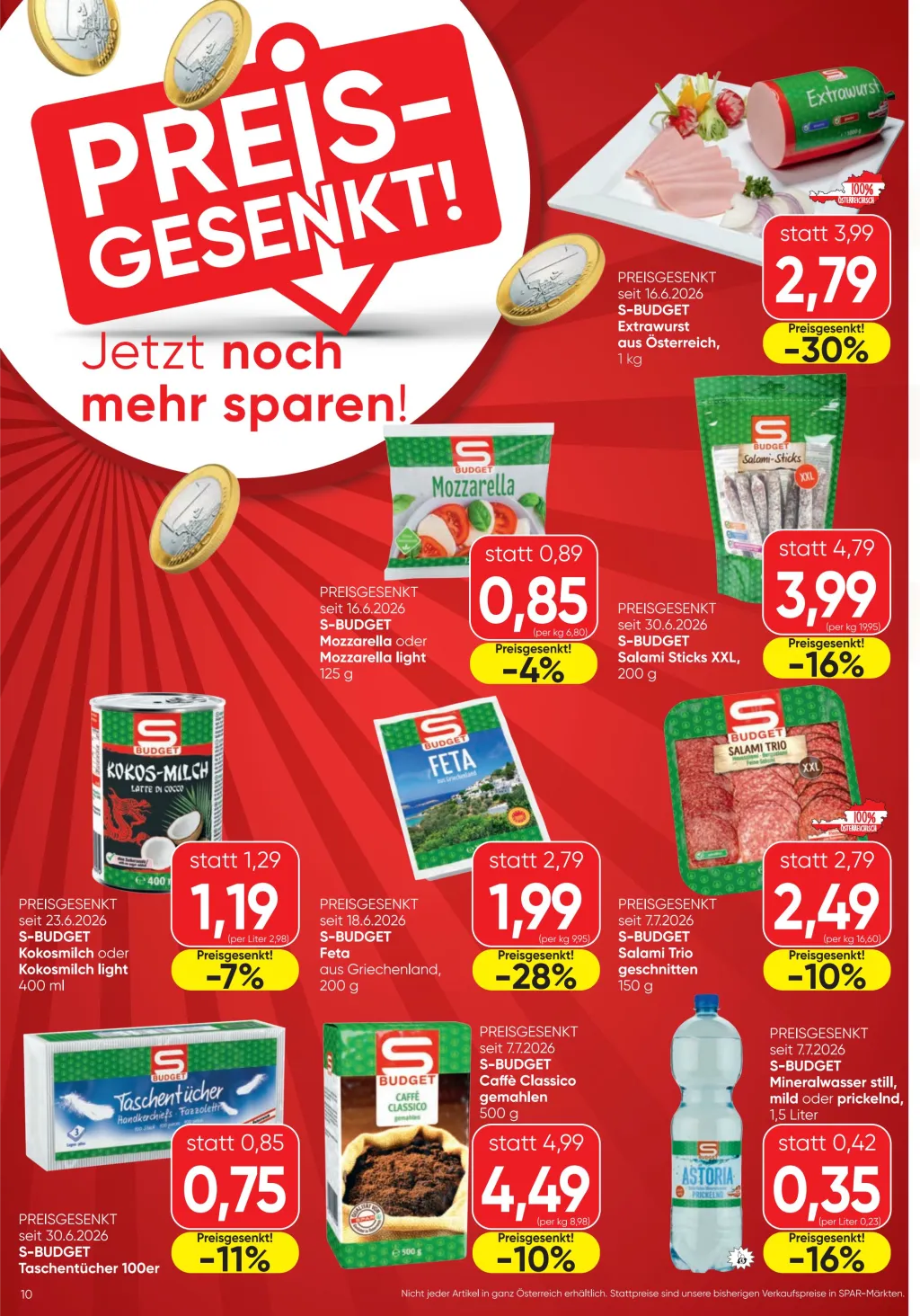 Spar Flugblatt ab 23.07.2026 (Donnerstag)