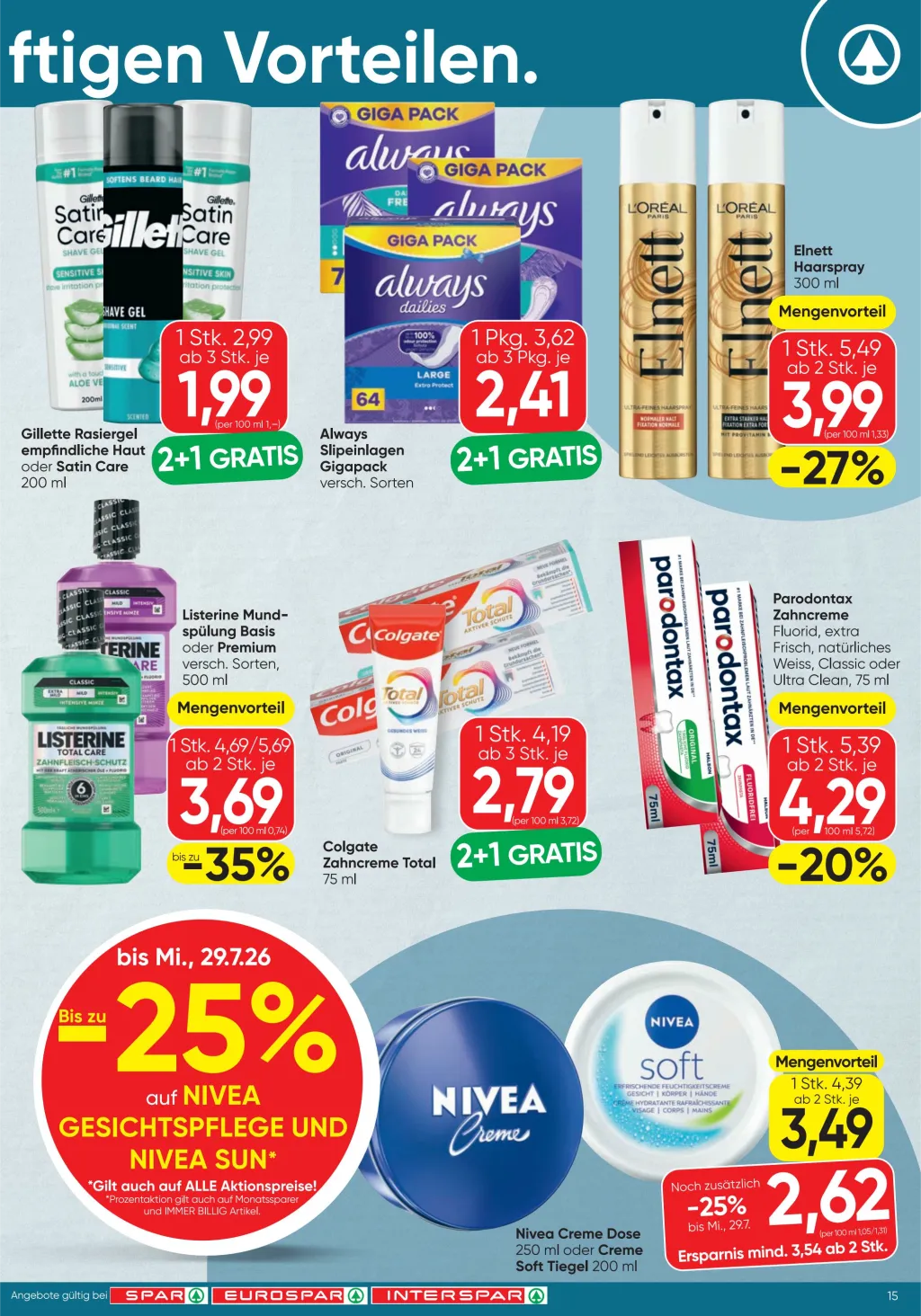 Spar Flugblatt ab 23.07.2026 (Donnerstag)