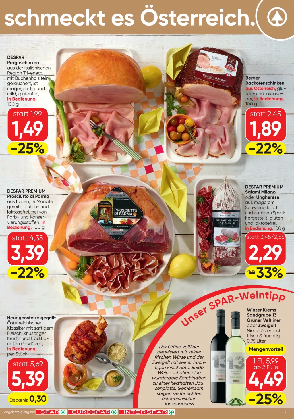 Spar Flugblatt ab 30.07.2026 (Donnerstag)
