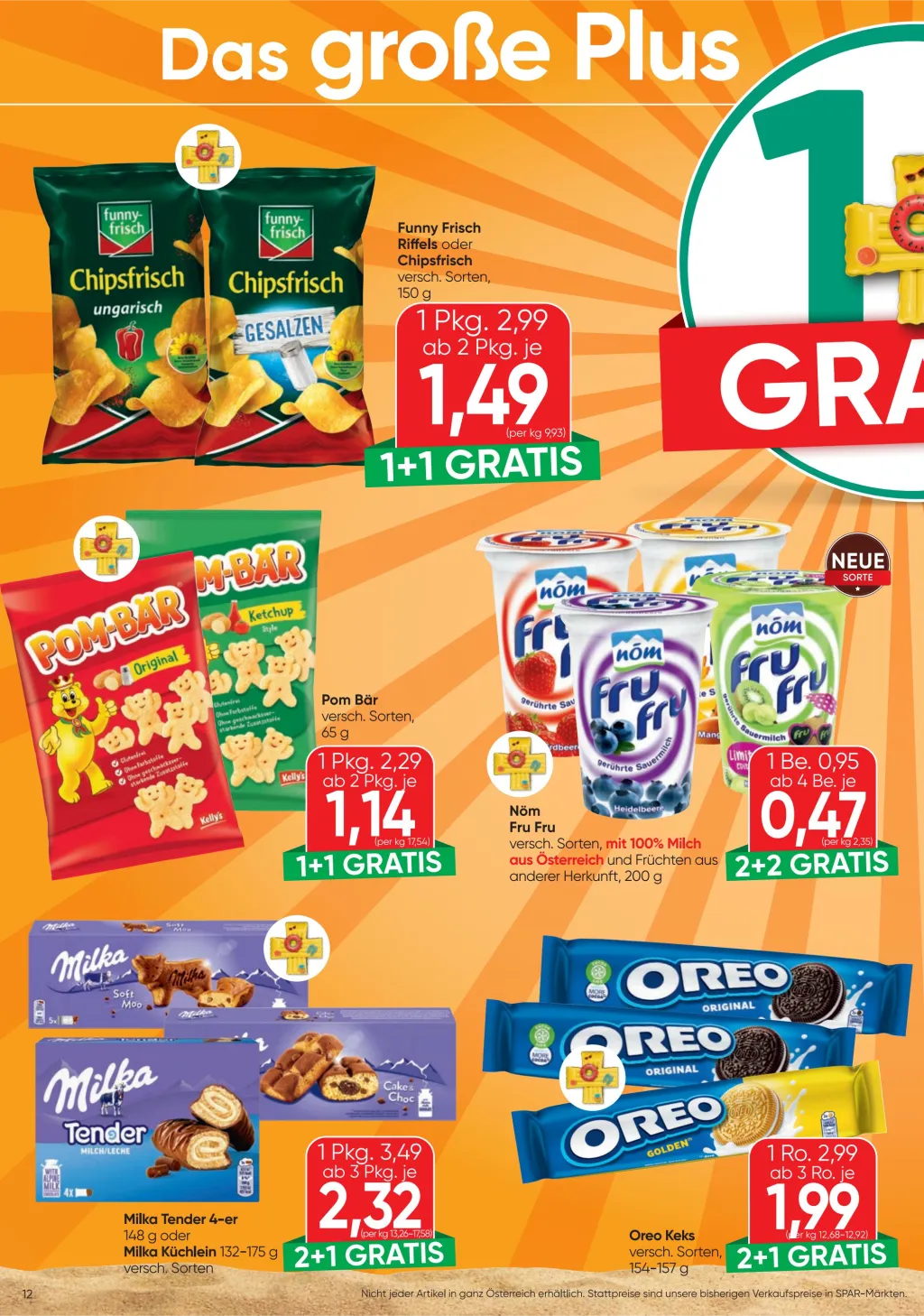 Spar Flugblatt ab 30.07.2026 (Donnerstag)