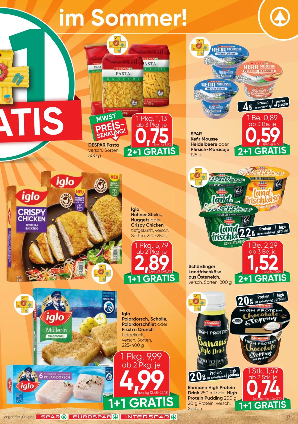 Spar Flugblatt ab 30.07.2026 (Donnerstag)