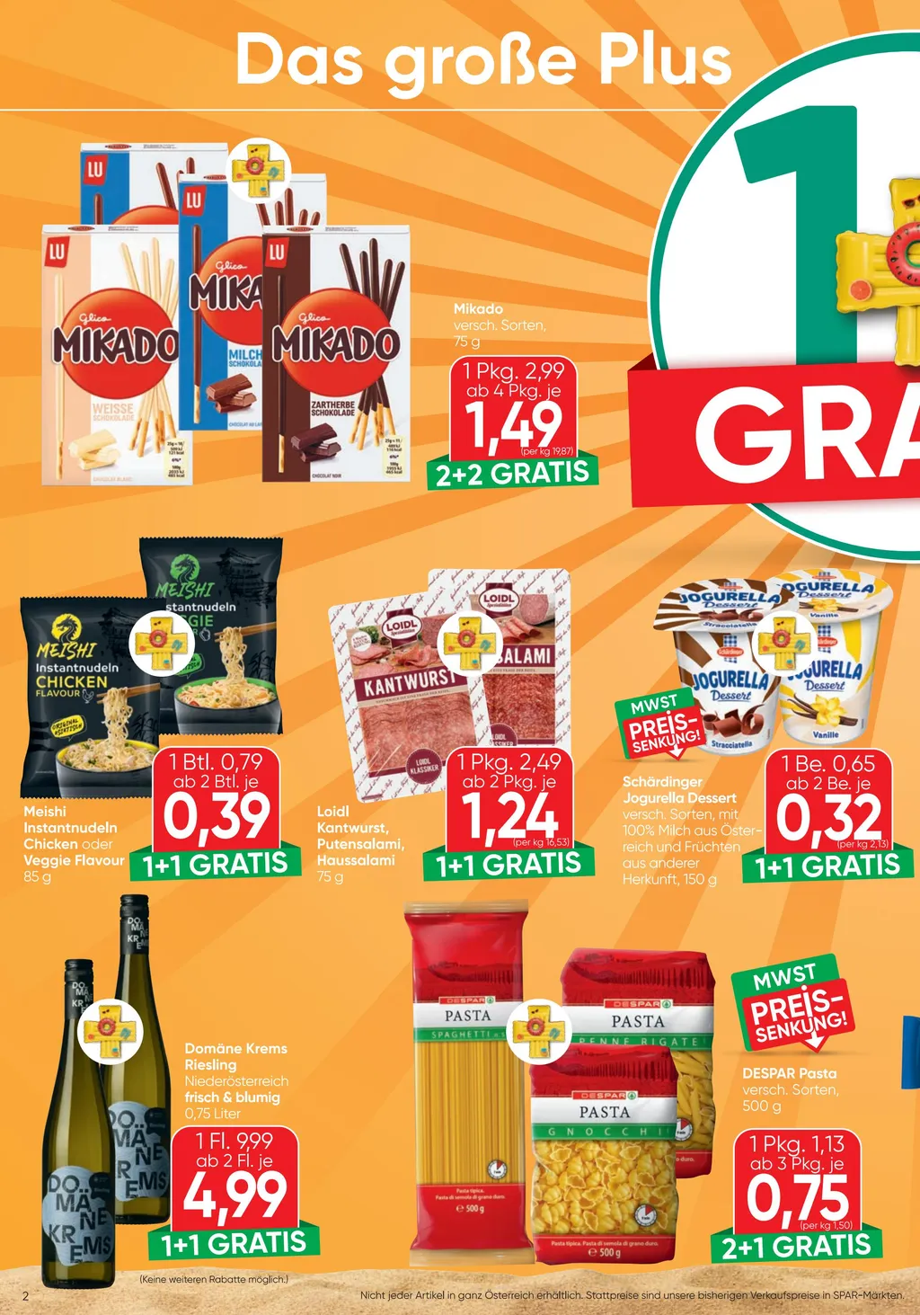 Spar Flugblatt ab 06.08.2026 (Donnerstag)