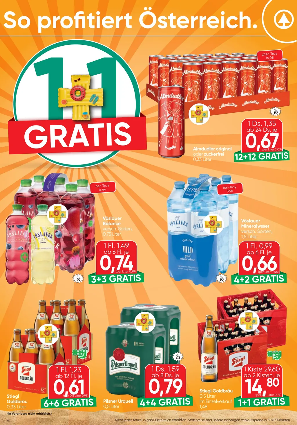 Spar Flugblatt ab 06.08.2026 (Donnerstag)