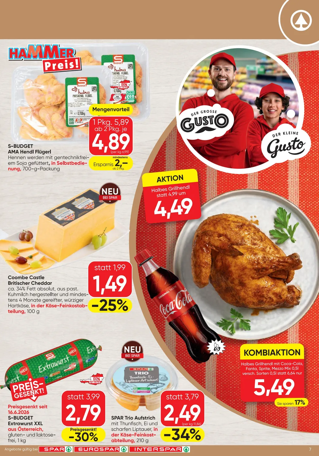 Spar Flugblatt ab 06.08.2026 (Donnerstag)