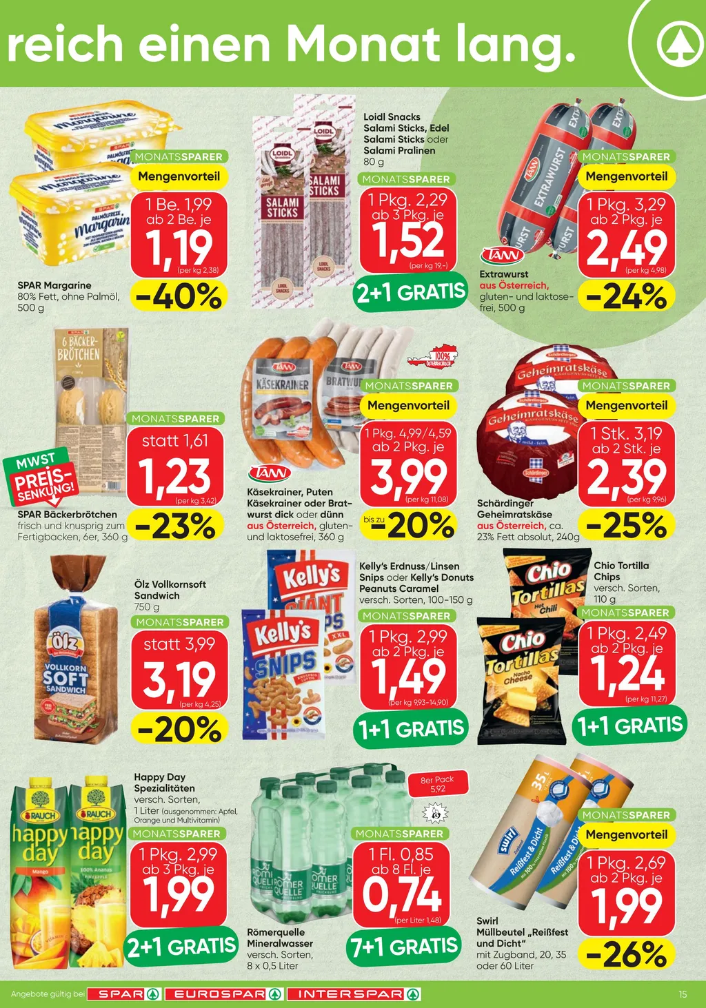 Spar Flugblatt ab 06.08.2026 (Donnerstag)