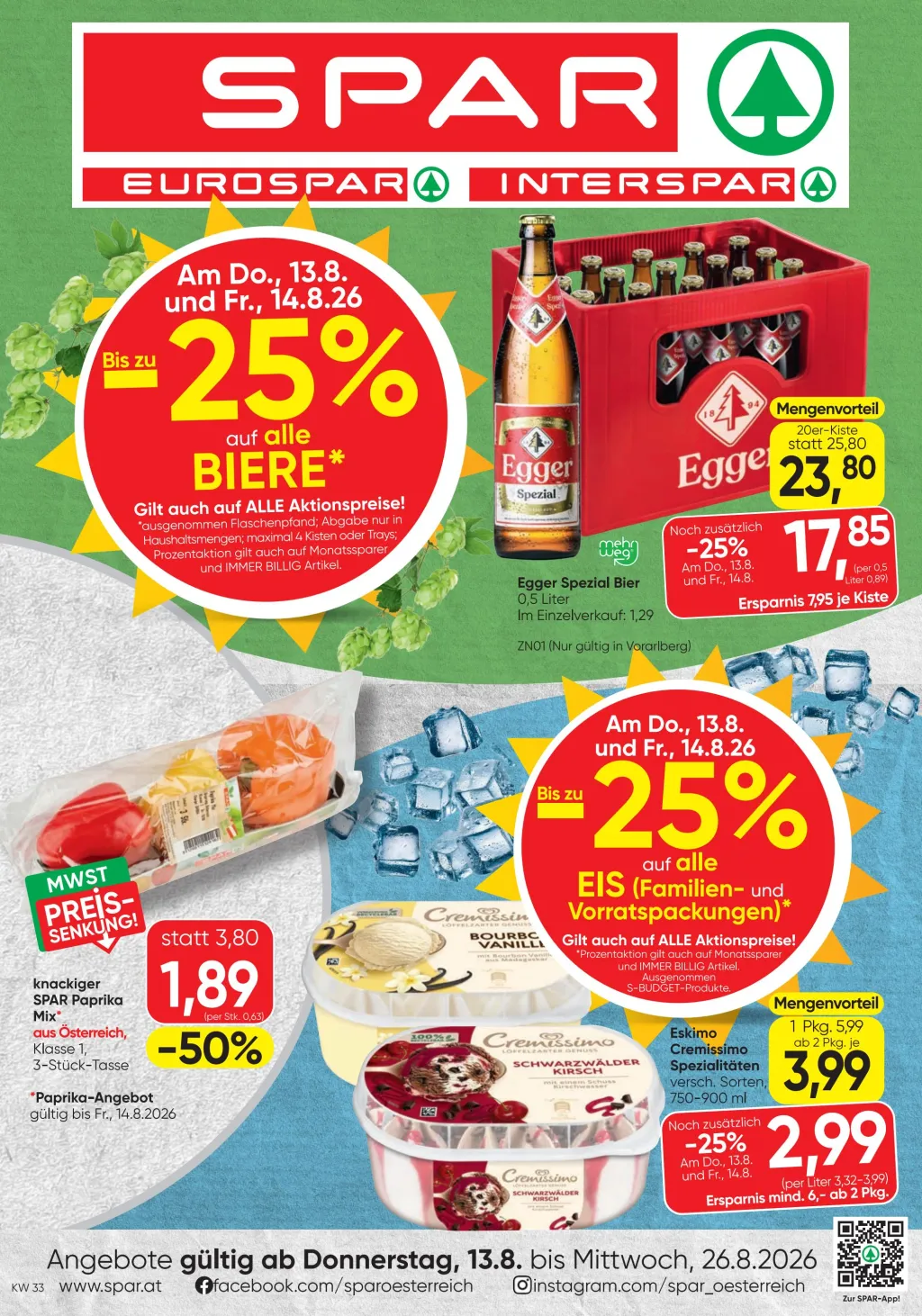 Spar Flugblatt ab 13.08.2026 (Donnerstag)
