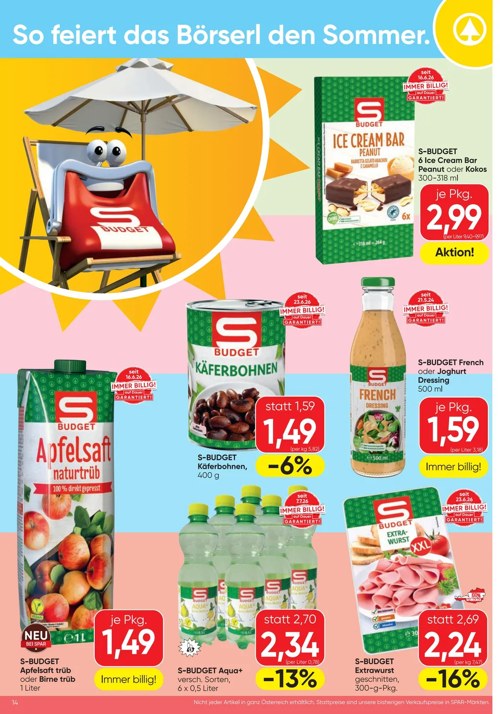 Spar Flugblatt ab 13.08.2026 (Donnerstag)