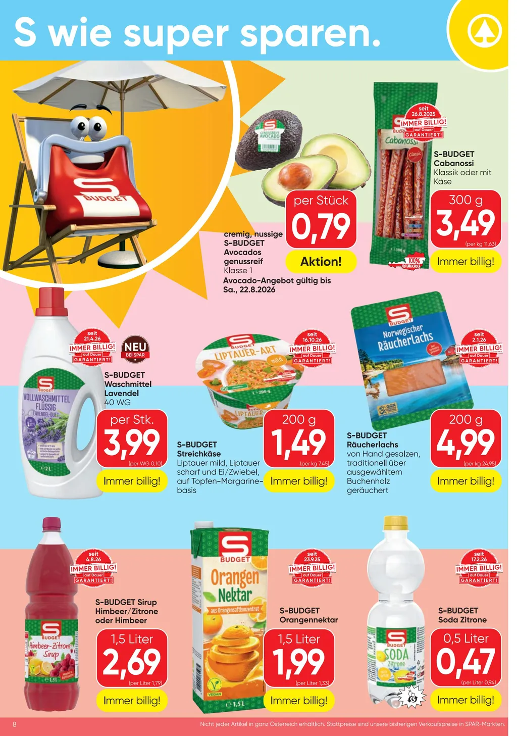 Spar Flugblatt ab 20.08.2026 (Donnerstag)