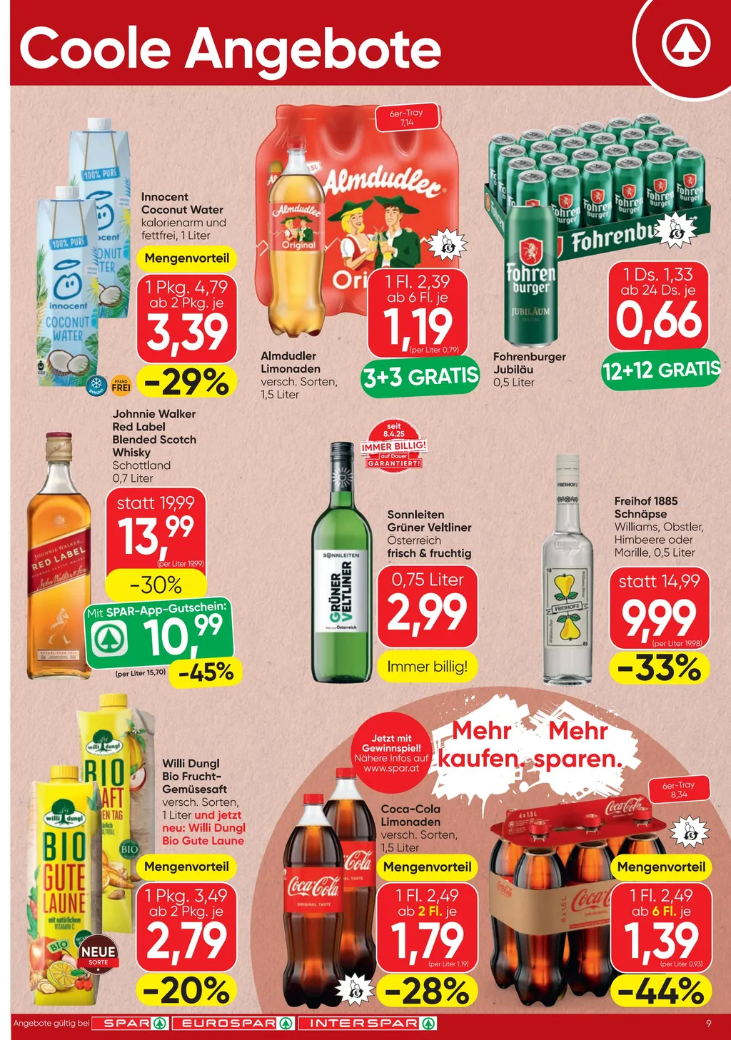 Spar Flugblatt ab 20.08.2026 (Donnerstag)